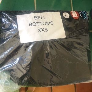 Black XXS Bell Bottoms